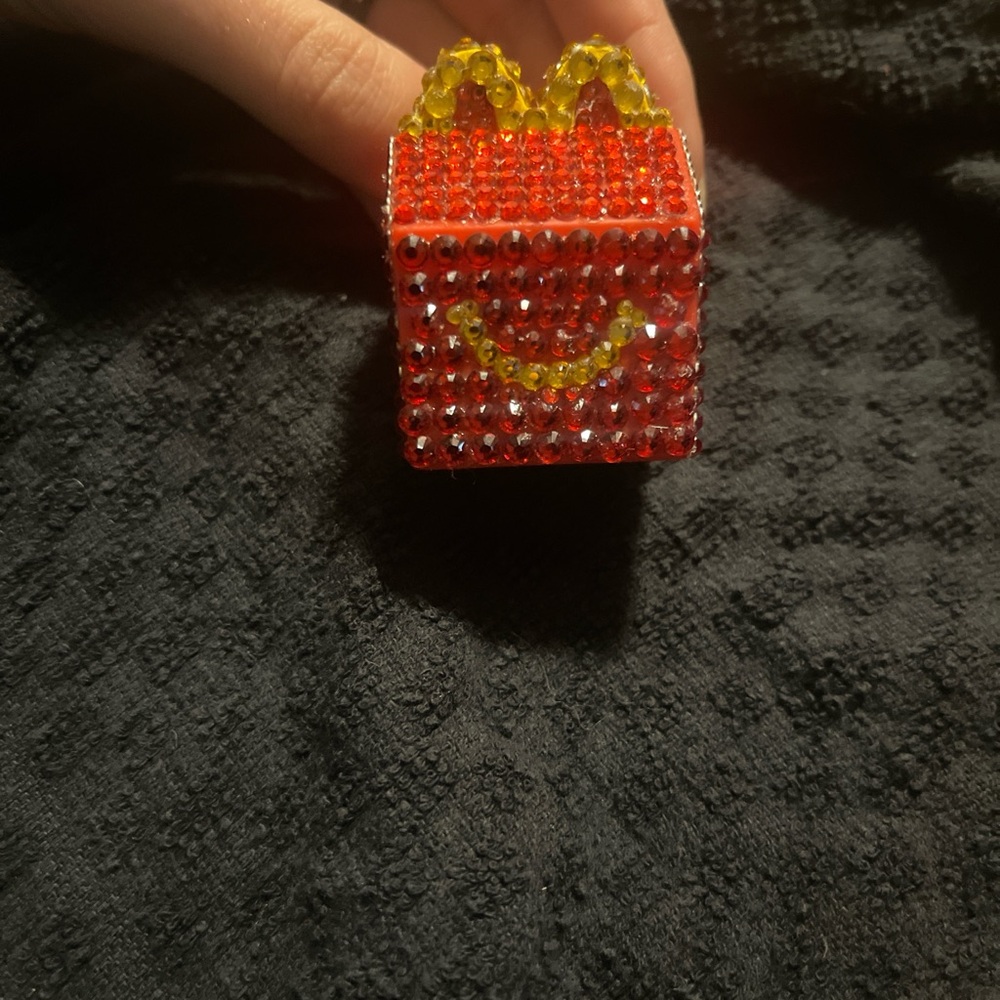 Bedazzled Lil’ McDonald’s Red Happy Meal Toy #3 - Handcrafted - Picture 3 of 6
